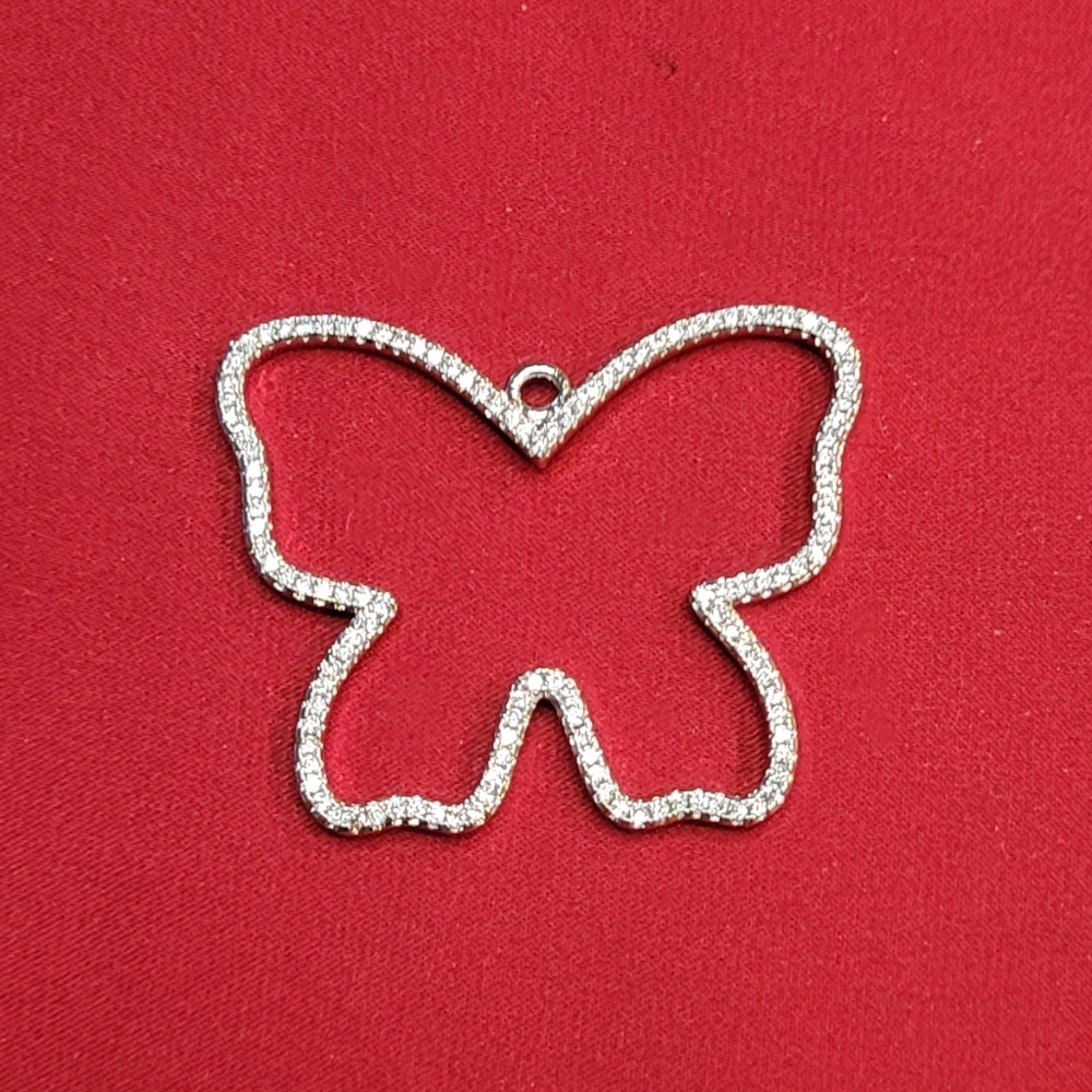 Diamond Cz butterfly pendent only New